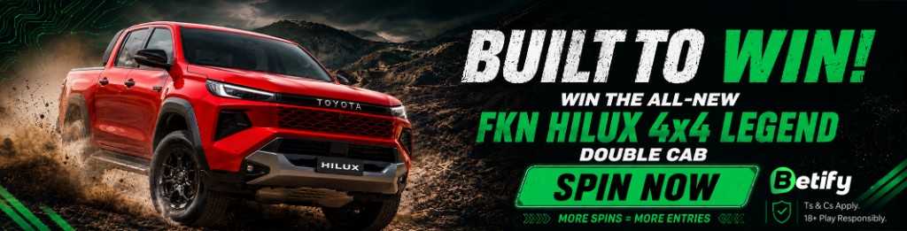 Lucky Spin — Win the All-New FKN Hilux 4x4 Legend Double Cab
